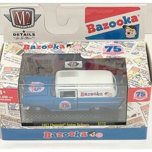 M2 Machines 1957 Chevrolet Sedan Delivery Bazooka 75th Anniversary 164 Scale